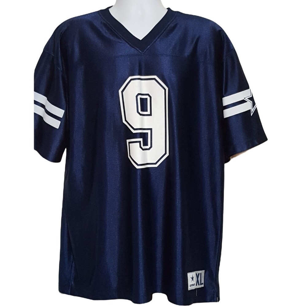 Dallas Cowboys Tony Romo Mens Jersey #9 Blue Cowboys Authentic Apparel XL